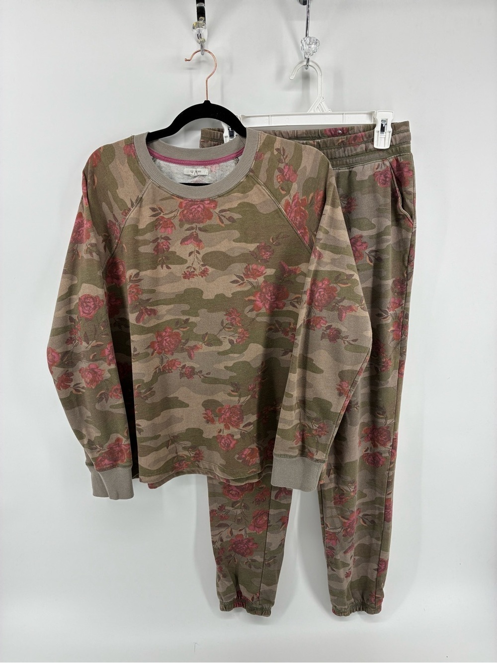 Maurice’s Floral Camo Sweatshirt and Joggers Set